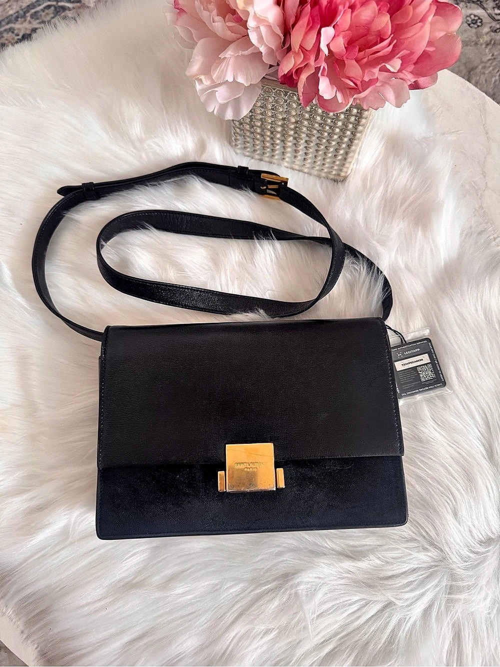 Saint Laurent Black medium Bellechasse Crossbody/shoulderBag